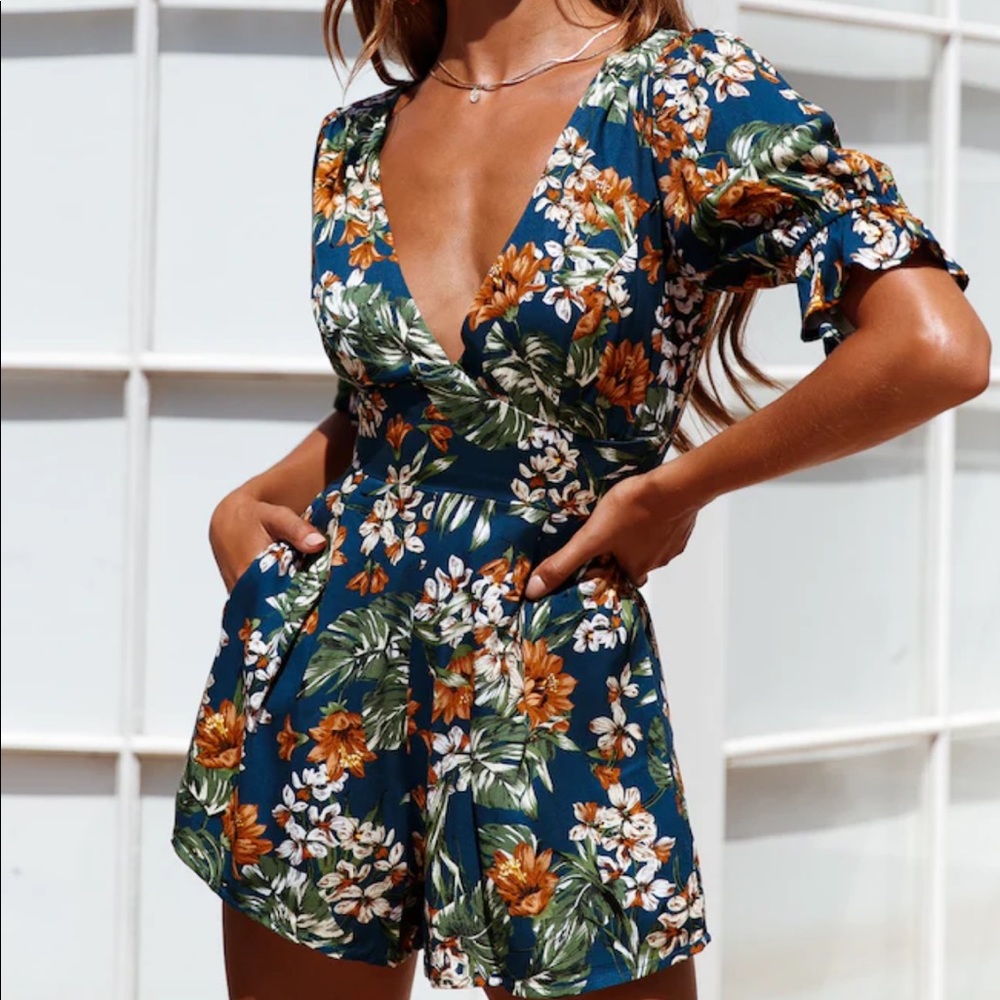 Floral romper